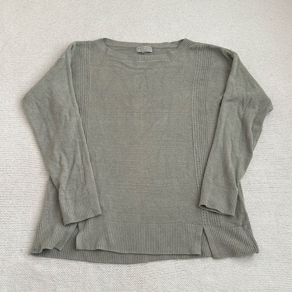 Barefoot Dreams Cozy Chic Ultra Lite Sweater Size Large